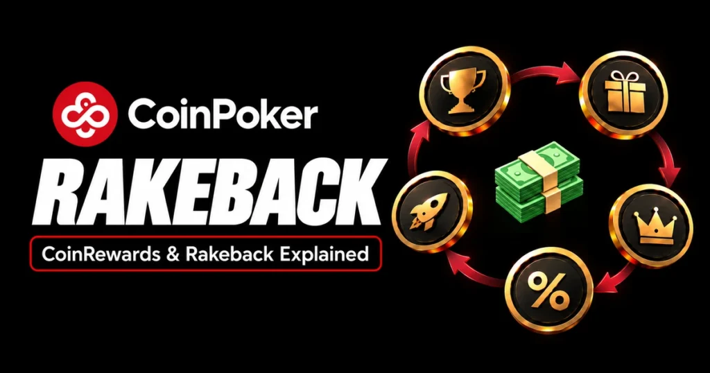 CoinPoker rakeback and CoinRewards
